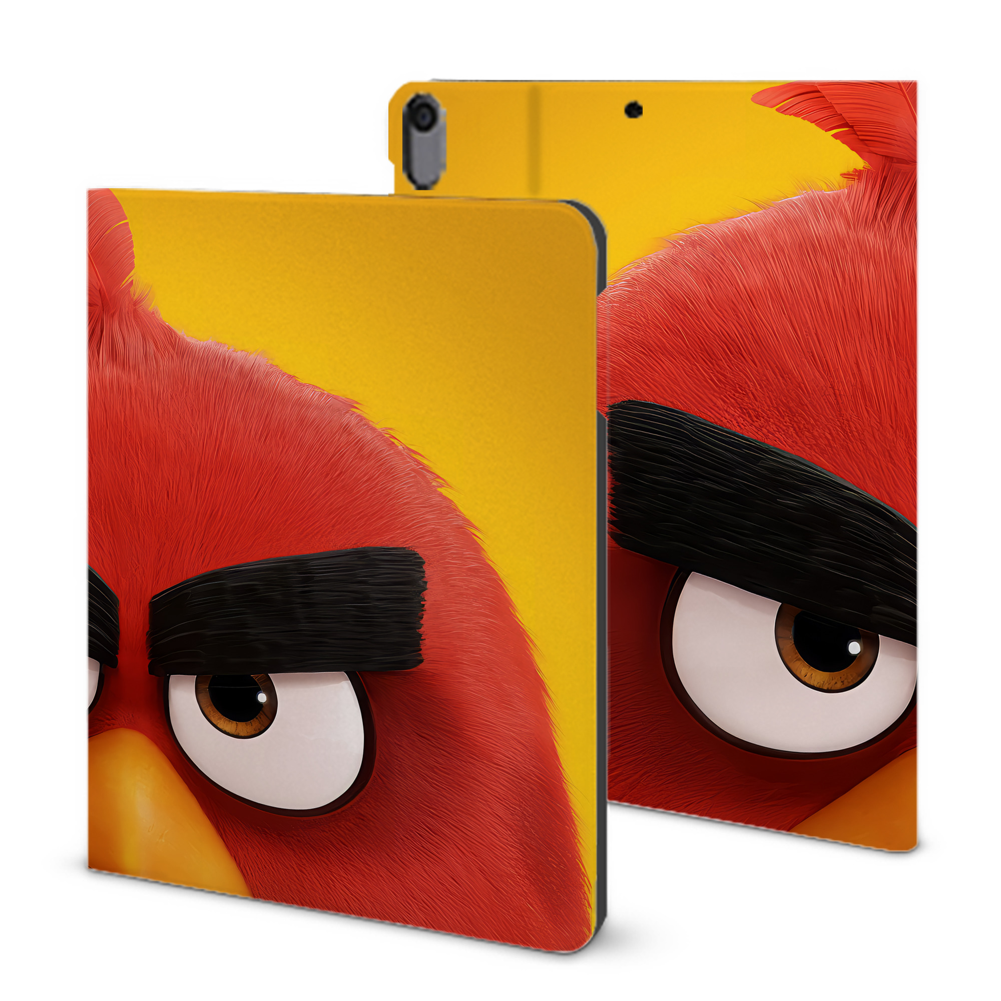（画像用） Angry Birds アングリーバード IPad ケース ブック型 PUレザー TPU 耐衝撃 軽量 薄型 ペン収納なし 全面保護 IPad 各モデル対応